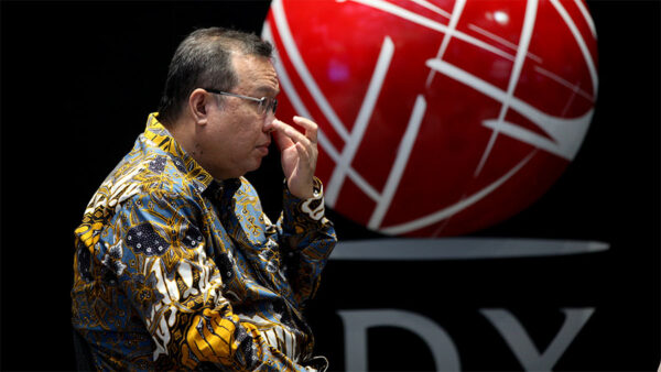 Direktur Utama PT Bursa Efek Indonesia BEI Iman Rachman. Bloomberg Technoz Andrean Kristianto Koneq