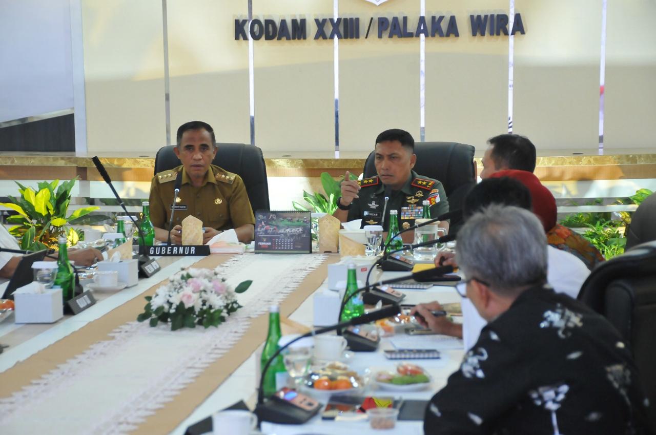 Kodam XXIIIPalaka Wira Jadi Tuan Rumah Rapat Forkopimda Sulteng Dokumentasi Kodam Palaka Wira KOneq