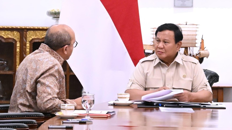 CEO Danantara Rosan Roeslani bersama Presiden Prabowo Subianto. Dokumentasi Setkab Koneq