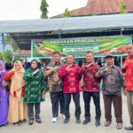 Plt Asisten 2 Pemerintah Kota Palu Rahmat Mustafa dan Kepala Dinas Ketahanan Pangan dan Pertanian Kota Palu Lukman serta jajaran Koneq Foto Retno