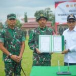 Pangdam Palaka Wira Tutup TMMD ke 127 di Desa Bulo Wilayah Kodim 1402Polman KONEQ MEDIA INTEGRA Agung