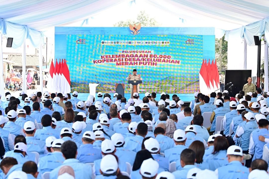 Peluncuran Kelembagaan 80ribu koperasi desa kelurahan merah putih DOK RUNS Koneq Media Integra Agung